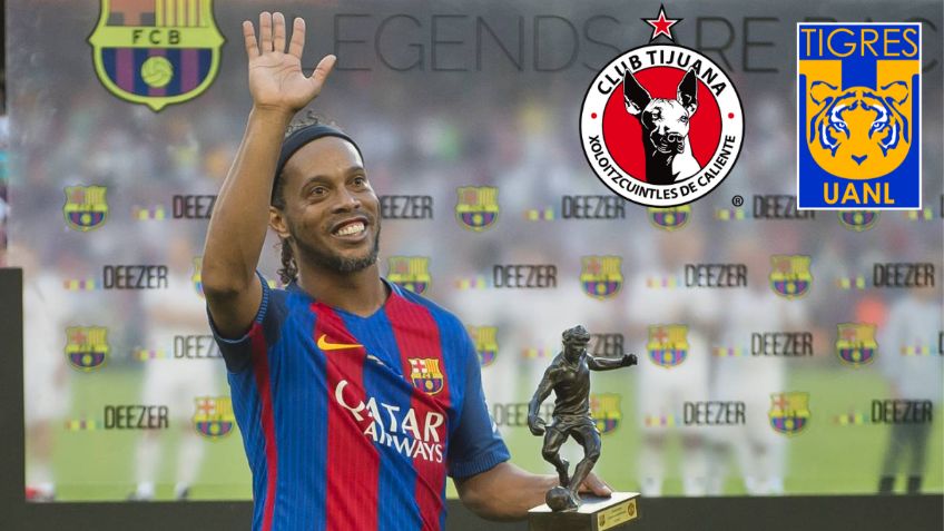 No sólo Xolos vs Tigres: La vez que Barcelona hizo jugar a Ronaldinho a la medianoche