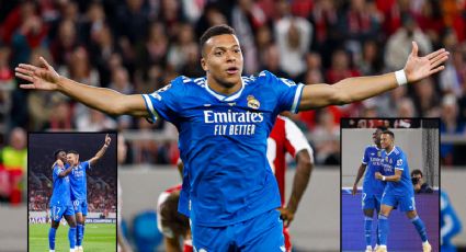 Mbappé logró triplete en 7 minutos y su primer Póker en Champions League con el Real Madrid