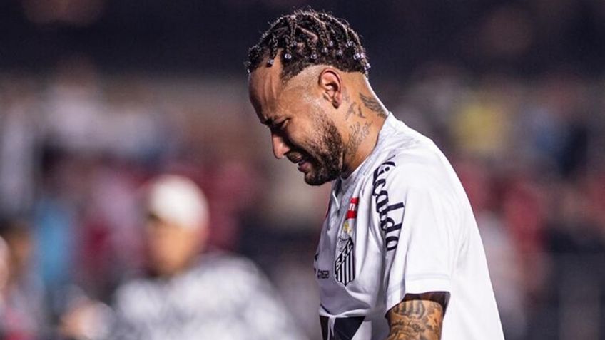 Neymar, nuevamente lesionado con Santos de Brasil; se perderá el resto del 2025