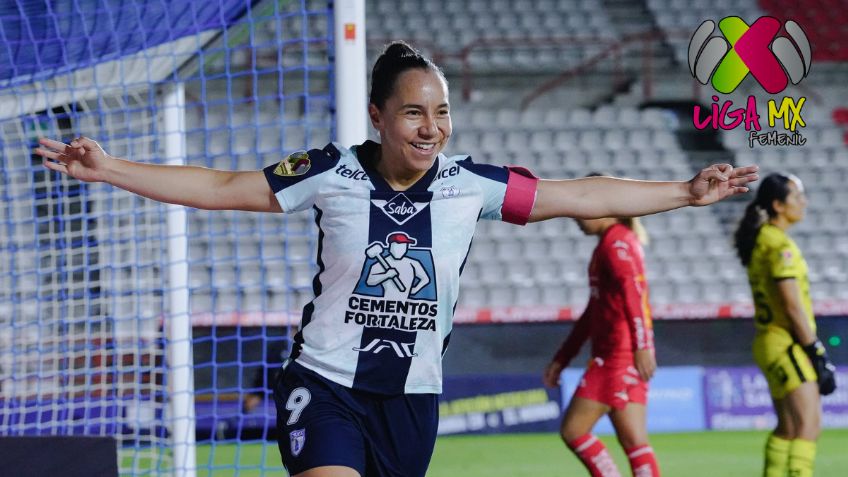 Charlyn Corral, 5 veces campeona de goleo de la Liga MX Femenil; este fue su nuevo récord