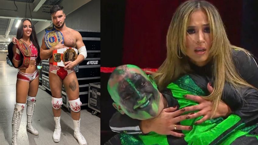 ¡Sorpresa en AAA! 2 luchadores de la WWE se coronan a costa de Mr. Iguana | VIDEO