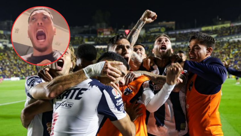 Así festejó Lucas Ocampos, recién operado, la clasificación de Rayados a Semifinales | VIDEO