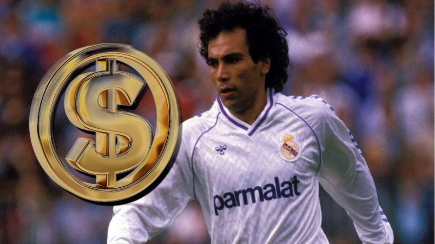 ¿Cuánto dinero ganó Hugo Sánchez en su etapa en el Real Madrid?