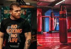 Foto ilustrativa de nota Canelo Álvarez apoya al deporte mexicano: donó guantes y sacos de boxeo a 50 gimnasios