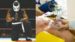 Foto que representa a El luchador de AAA que estuvo muerto durante 8 minutos y ahora apoya a otros atletas | VIDEO