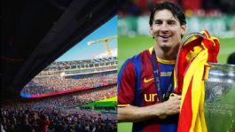 Foto que representa a Barcelona regresa al Camp Nou para entrenar ante 20 mil personas; Messi podría reinaugurarlo