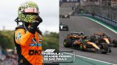 Foto ilustrativa de la nota titulada: F1: Norris gana el GP de Brasil 2025 y Verstappen firma la hazaña al subir tercero al podio