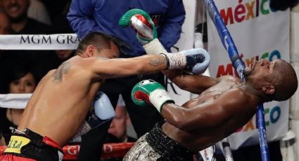 ¿Mito? El boxeador que se hizo un collar con el diente que tumbó a Floyd Mayweather Jr.