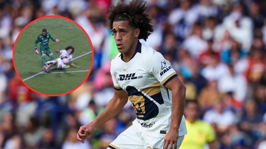 Carrasquilla se disculpa con Mier tras fuerte entrada; Pumas apelaría posible inhabilitación