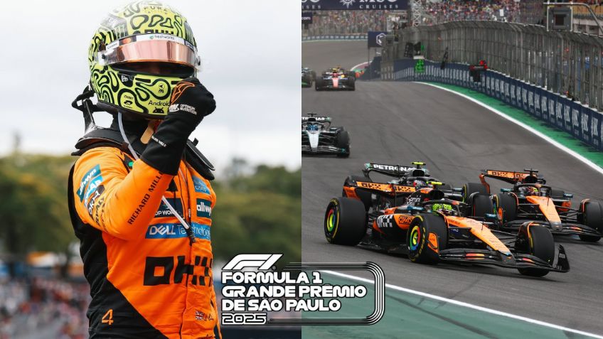 F1: Norris gana el GP de Brasil 2025 y Verstappen firma la hazaña al subir tercero al podio