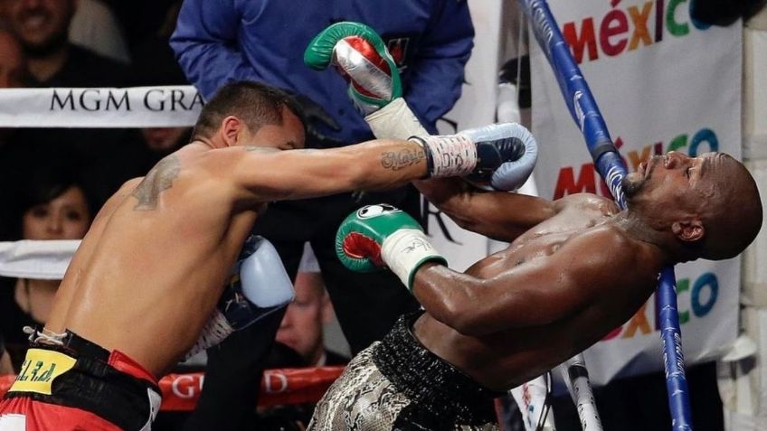 ¿Mito? El boxeador que se hizo un collar con el diente que tumbó a Floyd Mayweather Jr.