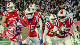 Foto que representa a NFL 2025: Patriots aplastan a los Giants con polémico y brutal golpe sobre Olszewski | VIDEO