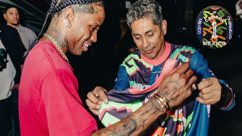 ¡Joya! Jorge Campos y Travis Scott colaboran para crear épico jersey | VIDEO