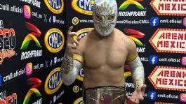 Foto que representa a CMLL: Místico retiene el campeonato mundial semicompleto ante un feroz Soberano Jr.