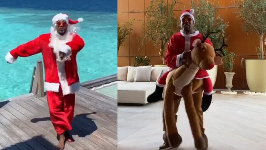 La tradición viral de Patrice Evra: El Santa Claus "bailarín" que celebra la Navidad desde 2017