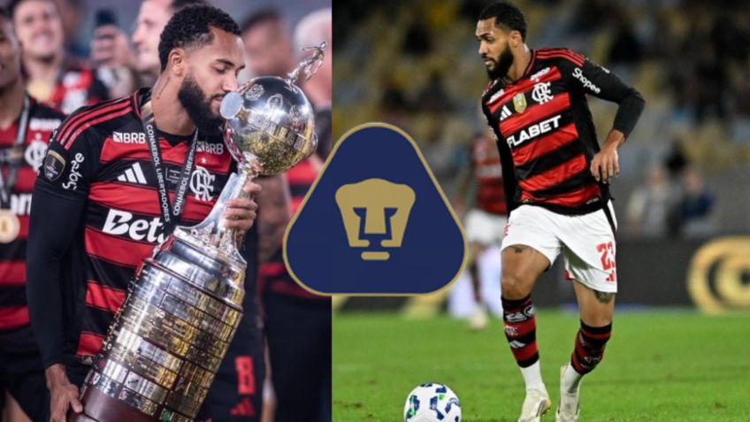 Pumas tendría acuerdo por Juninho, delantero del Flamengo, para el Clausura 2026