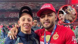 Foto que representa a Güerito de Tepito festeja junto a Alexis Vega el bicampeonato de Toluca | VIDEO
