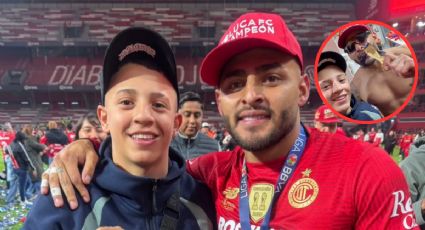Güerito de Tepito festeja junto a Alexis Vega el bicampeonato de Toluca | VIDEO