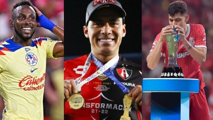 ¿Quiénes han sido los únicos 3 futbolistas doble bicampeones dentro de la Liga MX?