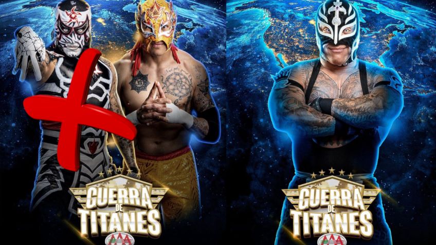 AAA: Rey Mysterio reemplazará a Penta en Guerra de Titanes; hará pareja con Rey Fénix