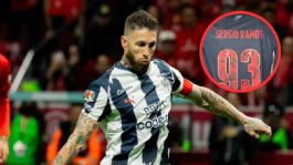 Foto que representa a Así luce el jersey de Rayados en homenaje a Sergio Ramos; es edición limitada