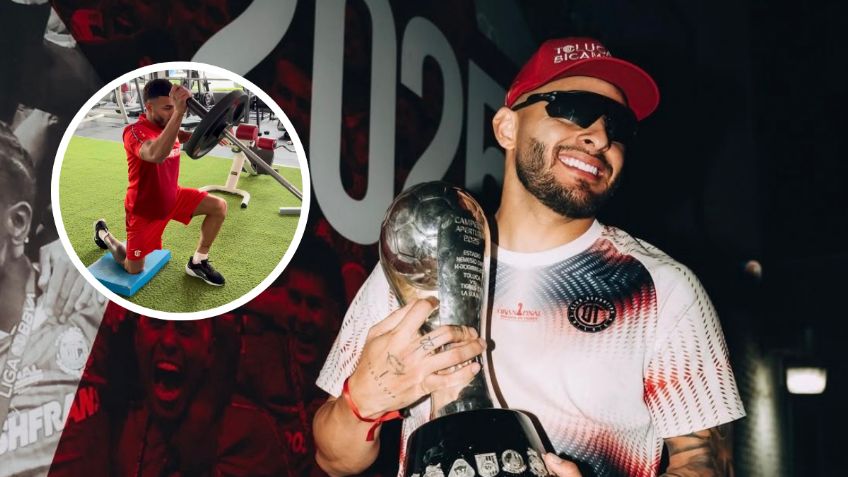 Alexis Vega finaliza las celebraciones del bicampeonato y retoma entrenamiento en solitario | FOTO