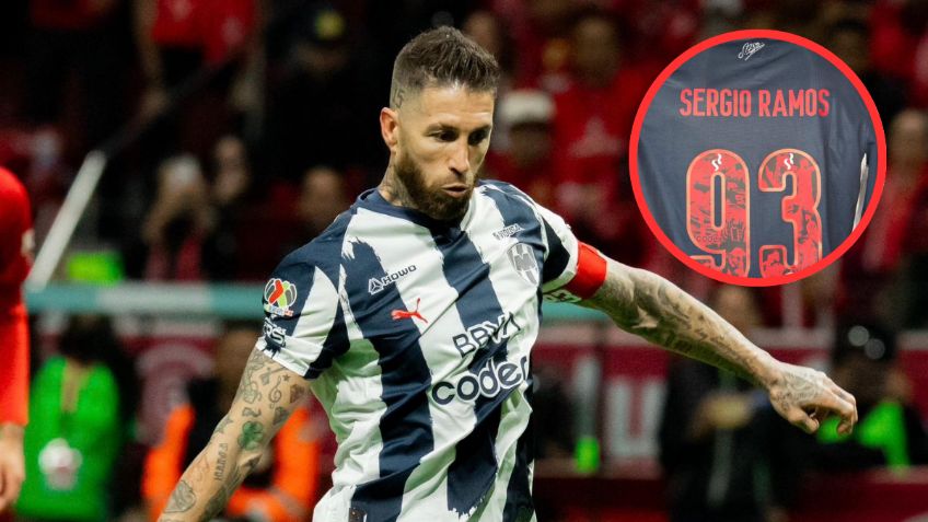 Así luce el jersey de Rayados en homenaje a Sergio Ramos; es edición limitada