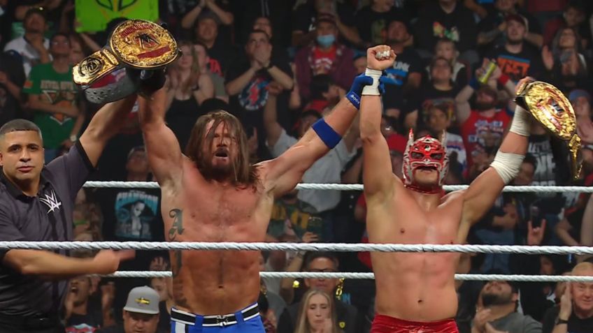 WWE RAW: Dragón Lee y AJ Styles retienen sus campeonatos; ya tienen próximos retadores