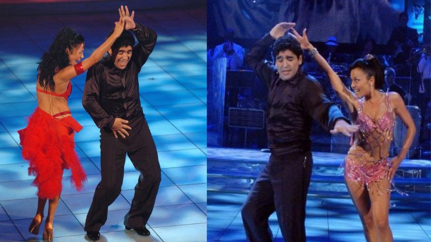 La noche que Maradona brilló en la pista: Su célebre exhibición en "Ballando con le stelle" | VIDEO