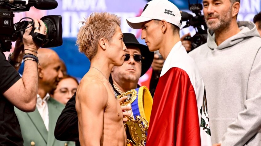 ¡Todo listo! Naoya Inoue y Alan Picasso dan el peso en Arabia Saudita; así fue el careo | VIDEO