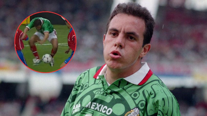Cuauhtémoc Blanco y la Cuauhtemiña en Francia 98 que puso al futbol mexicano en lo más alto