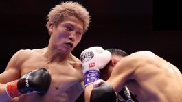 Foto que representa a Naoya Inoue vence por decisión a David Picasso y se mantiene como campeón de los súpergallos