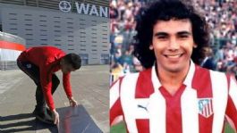 Foto que representa a ¿Por qué Hugo Sánchez fue borrado del Paseo de Leyendas del Atlético de Madrid?
