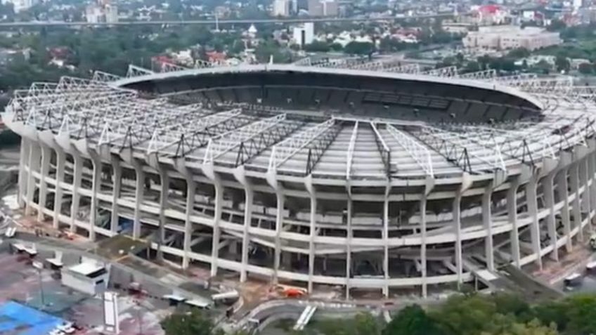 Estadio Azteca: Así avanza la impresionante remodelación rumbo al Mundial 2026 | VIDEO