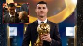 Foto ilustrativa de la nota titulada: Globe Soccer Awards: Cristiano Ronaldo se reencuentra con Dani Alves y promete llegar a 1000 goles
