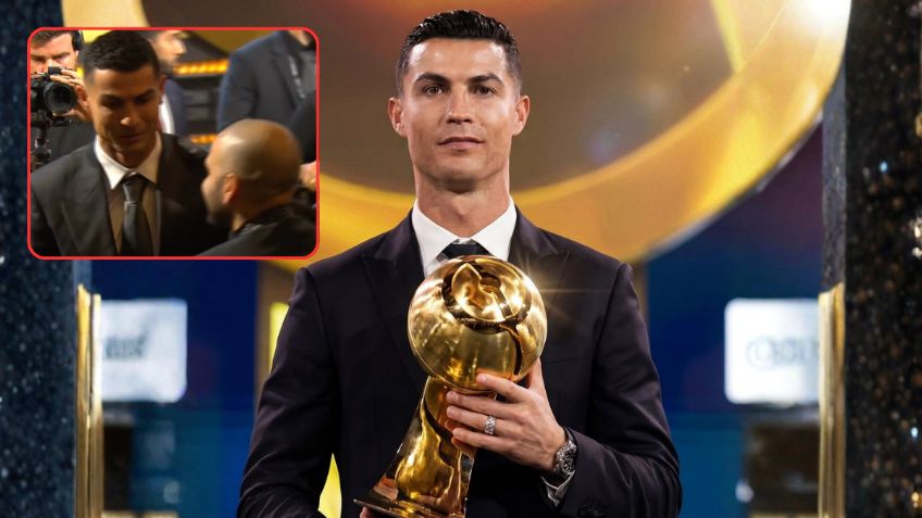 Globe Soccer Awards: Cristiano Ronaldo se reencuentra con Dani Alves y promete llegar a 1000 goles