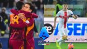 Foto ilustrativa de la nota titulada: Serie A: Roma impuso su jerarquía ante Genoa y Johan Vásquez sufrió una dura caída en el Olímpico