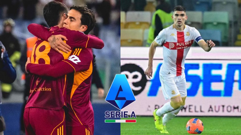 Serie A: Roma impuso su jerarquía ante Genoa y Johan Vásquez sufrió una dura caída en el Olímpico