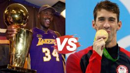 Foto que representa a Shaquille O'Neal vs Michael Phelps: La carrera de natación que ganó la estrella de la NBA | VIDEO