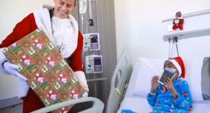 La vez que James Rodríguez se disfrazó de Santa Claus y visitó a niños con cáncer | VIDEO