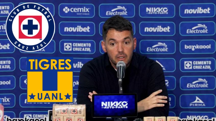 Nicolás Larcamón lanza advertencia a Tigres: Cruz Azul buscará "enmudecer" el Volcán
