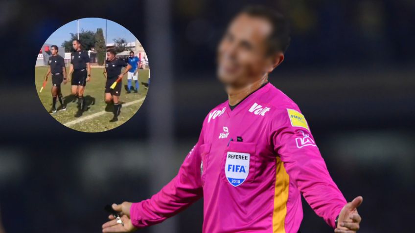 De la Liga MX al llano: el árbitro mexicano que fue captado en la talacha en plena Liguilla
