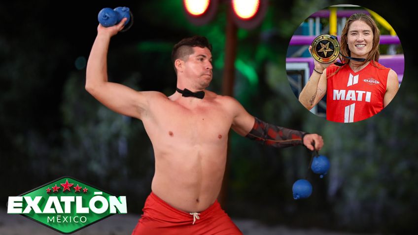 Así fue el esperado reencuentro de Mati Álvarez y Josué Menéndez en Exatlón México | VIDEO