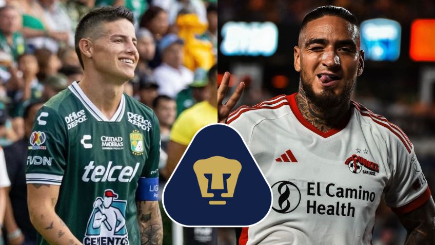 Pumas acelera los fichajes de James Rodríguez y Chicho Arango; esto es lo que se sabe