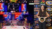 Foto ilustrativa de la nota titulada: Soberano Jr. cobra venganza de Místico; CMLL entrega cinturón histórico a aficionada
