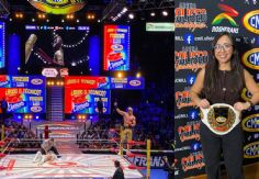 Foto ilustrativa de nota Soberano Jr. cobra venganza de Místico; CMLL entrega cinturón histórico a aficionada