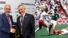 Foto que representa a Javier Aguirre y Hugo Broos, de rivales en 1986 a protagonistas del inicio del Mundial 2026