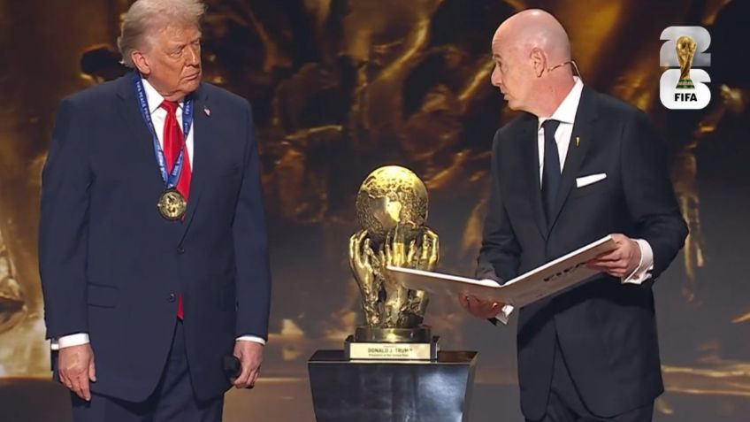 Sorteo Mundial 2026: Gianni Infantino entrega a Donald Trump el Premio FIFA de la Paz