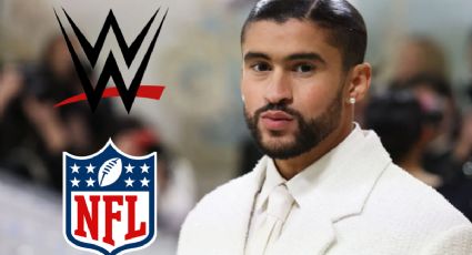 Bad Bunny y su relación con el deporte: del ring de WWE al show del Super Bowl en la NFL