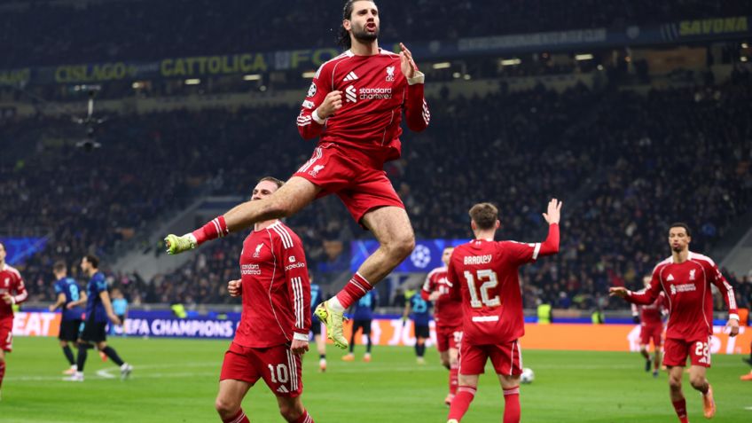 Szoboszlai anota de PENAL y brinda agónico triunfo al Liverpool sobre Inter en Champions League